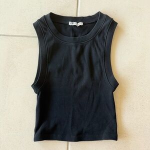 Zara Black Crop Top - size small